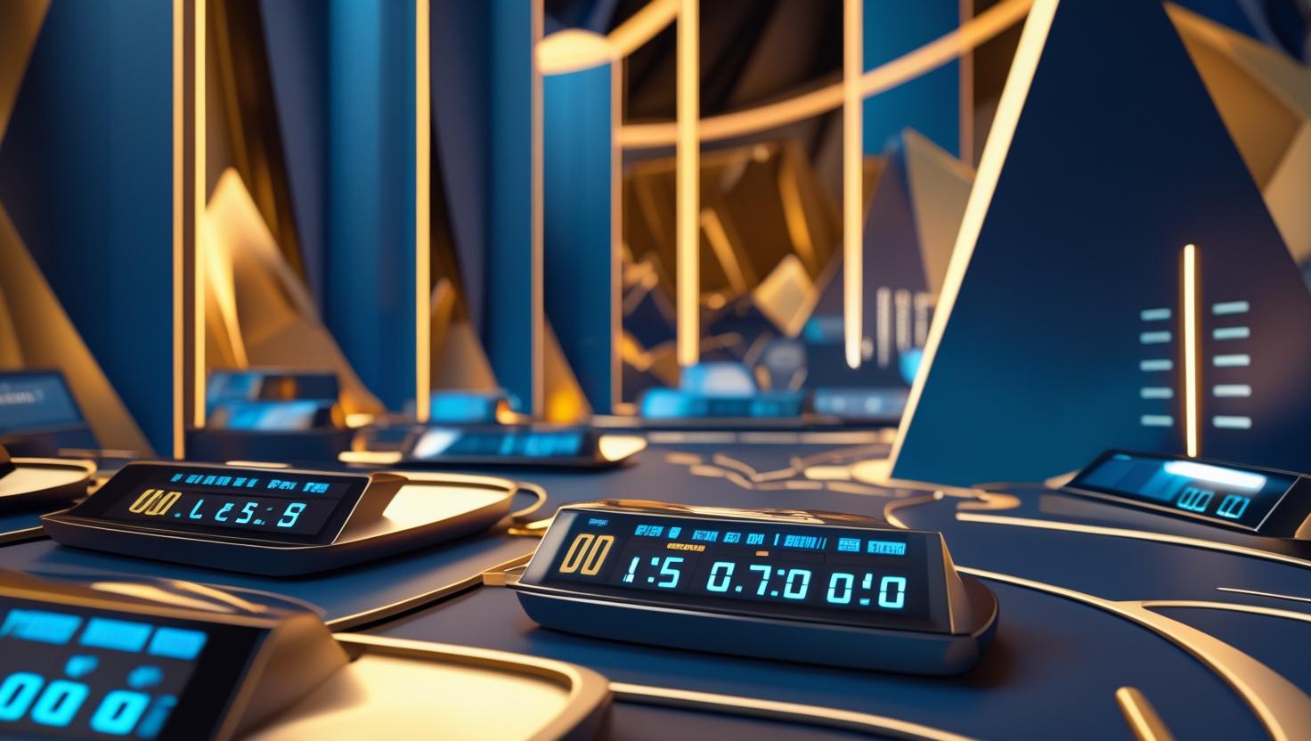 Countdown timers for conferences helping speakers stay on time during live sessions